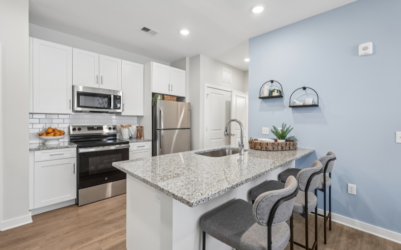 Spacious kitchens with thoughtful details